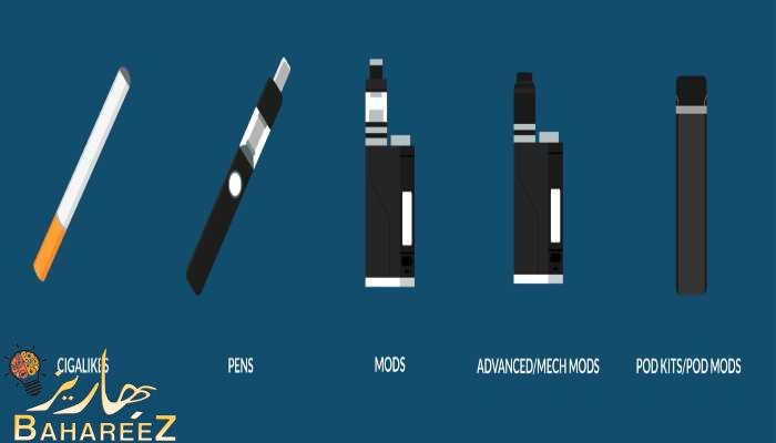 جميع أنواع الـ Vapes الفيب المختلفة جميع أنواع الـ Vapes الفيب المختلفة