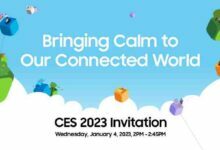 دعوة لحضور المؤتمر الصحفي لشركة سامسونج في معرض الإلكترونيات الاستهلاكية 2023 تحت شعار “عالم متصل يسوده الهدوء” دعوة لحضور المؤتمر الصحفي لشركة سامسونج في معرض الإلكترونيات الاستهلاكية 2023 تحت شعار “عالم متصل يسوده الهدوء”