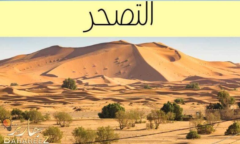 هل يزيد التصحر بفعل التغير المناخي؟ هل يزيد التصحر بفعل التغير المناخي؟
